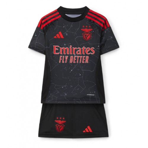 Fotbalové Dres Benfica Dětské Venkovní 2024-25 Krátký Rukáv (+ trenýrky)